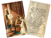 Wedding of Joseph and Mary Holy Card
