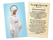 Our Lady of Good Help Miracle Holy Card