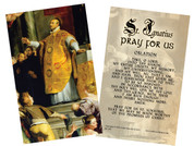 St. Ignatius of Loyola Holy Card