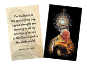 Pope John Paul II Monstrance Quote Holy Card