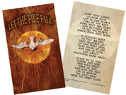 Let the Fire Fall Holy Card