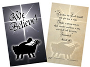 We Believe Holy Card