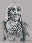 Mother Teresa by Lisa Brown Wall Graphic
