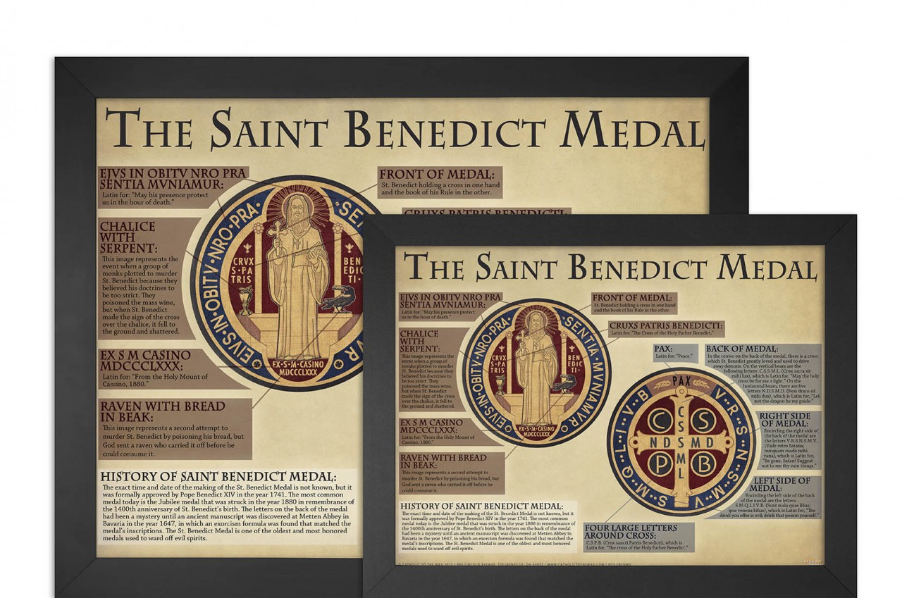 The Saint Benedict Medal Explained Teaching Tool Steubenville Press