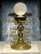 A Priest's Commendation Before Mass Wall Graphic