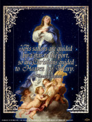 Immaculate Conception (St. Thomas Aquinas Quote) Wall Graphic
