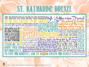Saint Katherine Drexel Quote Poster