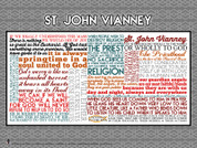 Saint John Vianney Quote Poster