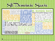 Saint Dominic Savio Quote Poster