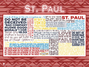 Saint Paul Quote Poster