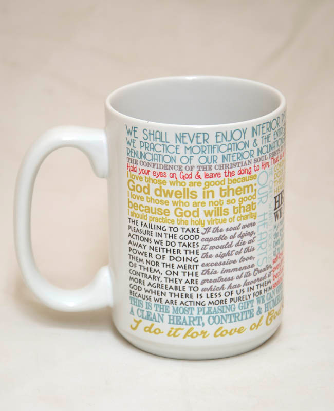 Saint Jane Frances de Chantal Quote Mug
