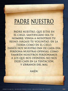The Lord's Prayer Spanish Poster