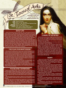 Saint Teresa of Avila Explained Poster