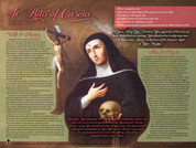 Saint Rita of Cascia Explained Poster