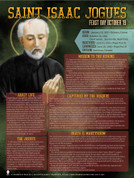 St. Isaac Jogues Saints Explained Poster