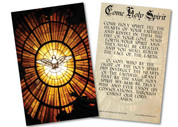 Come Holy Spirit Prayer Holy Card