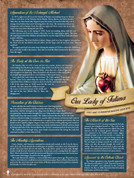 Our Lady of Fatima Faith Explained Commemorative Poster