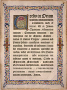 Latin Apostles Creed Poster