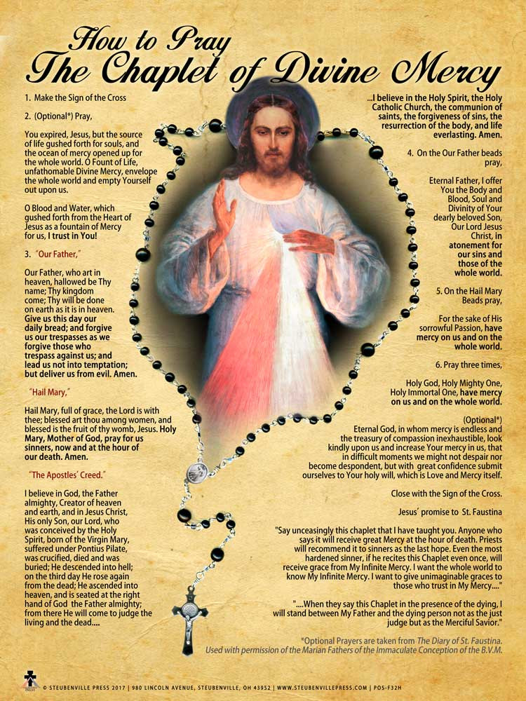 how to pray divine mercy novena and chaplet