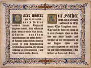 Latin-English Our Father Poster