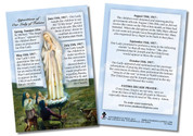 Our Lady of Fatima Faith Explained Card