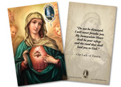 Immaculate Heart of Mary Fatima Anniversary Holy Card