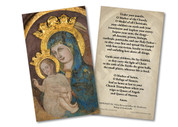 Mater Ecclesiae - Our Lady of the Column Restored Holy Card