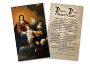 Pilgrim's Prayer Holy Card