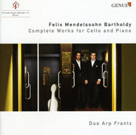 MENDELSSOHN DUO ARP FRANTZ - COMPLETE WORKS FOR CELLO & PIANO CD