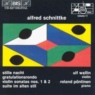 SCHNITTKE WALLIN PONTINEN - SONATAS FOR 1 & 2 FOR VIOLIN & PIANO CD