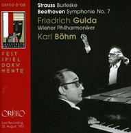 BEETHOVEN STRAUSS WIENER PHILHARMONIKER BOHM - BURLESKE FOR PIANO CD