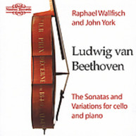 BEETHOVEN WALLFISCH YORK - SONATAS & VARIATIONS FOR CELLO & PIANO CD