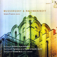 MUSSORGSKY GRACE FRANCIS - PICTURES AT AN EXHIBITION CD