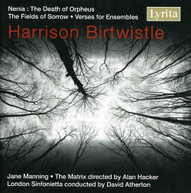 BIRTWISTLE MANNING HACKER LSF ATHERTON - NENIA: THE DEATH OF CD