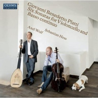 PLATTI HESS WOLF - 6 SONATAS FOR VIOLONCELLO & BASSO CONTINUO CD