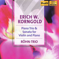 KORNGOLD ROHN TRIO - PIANO TRIO SONATA FOR VIOLIN & PIANO CD