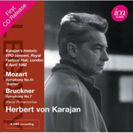 MOZART HERBERT VON BRUCKNER KARAJAN - HERBERT VON KARAJAN CD