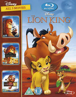 THE LION KING 1 TO 3 (UK) BLU-RAY