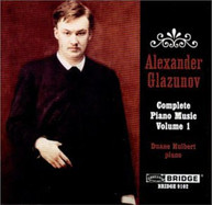 GLAZUNOV HULBERT - COMPLETE PIANO MUSIC I CD