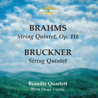 BRUCKNER BRAHMS BRANDIS STRING QUARTETT - STRING QUINTET IN F MAJOR CD