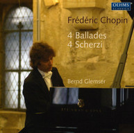 CHOPIN BERND GLEMSER - 4 BALLADES 4 SCHERZI CD
