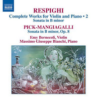RESPIGHI / BERNECOLI / BIANCHI - SON IN B MINOR FOR VIOLIN &  PIANO-PICK CD