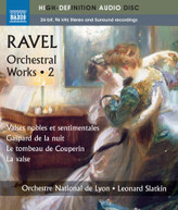 RAVEL ORCHESTRE NATIONAL DE LYON SLATKIN - ORCHESTRAL WORKS 2 - BLU-RAY