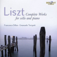 LISZT DILLON TORQUATI - COMPLETE WORKS FOR CELLO & PIANO CD
