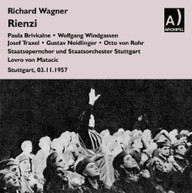 WAGNER WINDGASSEN TRAXEL STUTTGART OPERA - RIENZI CD