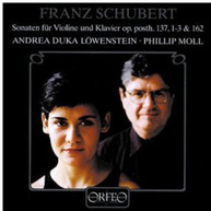 SCHUBERT LOWENSTEIN MOLL - SONATAS FOR VIOLIN & PIANO CD