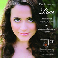 HANDEL APOLLO'S FIRE SORRELL - POWER OF LOVE: ARIAS FROM HANDEL CD