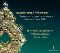 AUFSCHNAITER ST. FLORIAN BOYS CHOIR LETZBOR - BENEDIKT ANTON CD