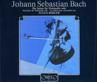 BACH BERGER - SUITES FOR SOLO CELLO CD