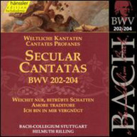 BACH RILLING BACH ENSEMBLE - SECULAR CANTATAS BWV 202 - SECULAR CD